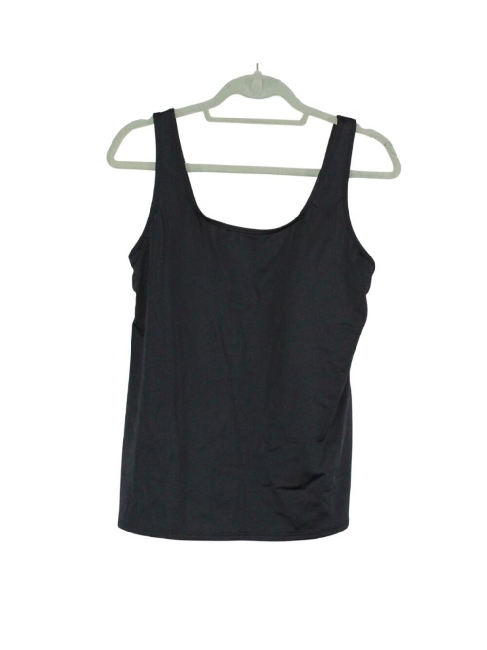 LL Bean BeanSport Swimwear Tankini Top Scoopneck Swim Summer Beach 12 Long